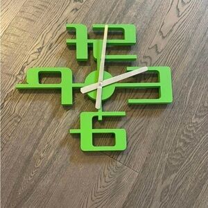 Umbra Green Big Time 18" Clock